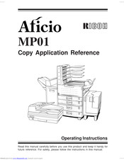 Ricoh AFICIO MP01 Operating Instructions Manual