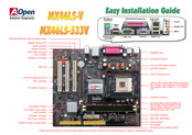 AOpen MX46LS-533V Easy Installation Manual