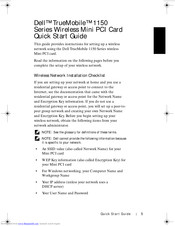 Dell 1150 Series Quick Start Manual