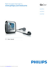 Philips GoGear SA2SPK02 User Manual