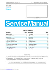 Haier LE32D2320 Service Manual