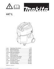 Makita 447 L Operating Instructions Manual