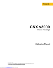 Fluke CNX v3000 Calibration Manual