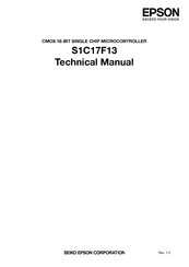 Epson S1C17F13 Technical Manual