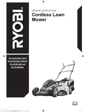 Ryobi RLM36X46L40 Original Instructions Manual