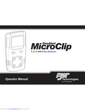 BW Technologies Micro Clip XT Operator's Manual
