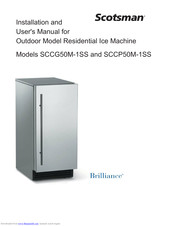 Scotsman SCCP50M-1SS Installation And User Manual