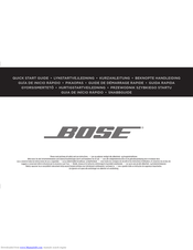 Bose VIRTUALLY INVISIBLE 300 Quick Start Manual