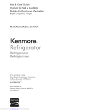 Kenmore 253.70722 SERIES Use & Care Manual