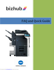 Konica Minolta BIZHUBC253 Faq And Quick Manual