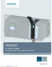 Siemens Simatic S7-1500 / ET 200MP Manual