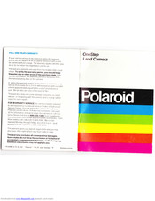 Polaroid ONESTEP LAND CAMERA Manual