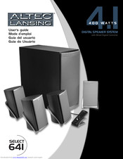Altec Lansing Select 641 User Manual