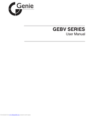 Genie GEBV series User Manual