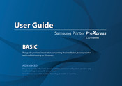 Samsung PROXPRESS C301X SERIES User Manual