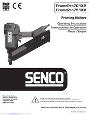 Senco FramePro751XP Operating Instructions Manual
