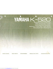 Yamaha K-520 Owner's Manual