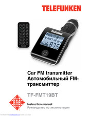 Telefunken TF-FMT19BT Instruction Manual