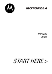 Motorola MPx220 GSM User Manual