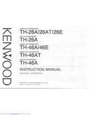 Kenwood TH-26A Instruction Manual