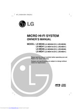 LG LX-M240A Owner's Manual