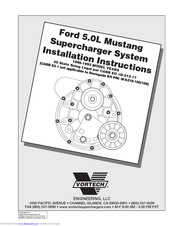 Ford Mustang 1990 Installation Instructions Manual