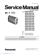 Panasonic SDR-SW21EB Service Manual
