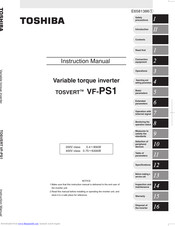 Toshiba TOSVERT VF-PS1 Instruction Manual