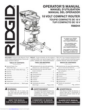 RIDGID R86044 Operator's Manual