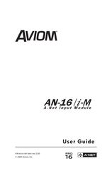 Aviom AN-16/i-m User Manual