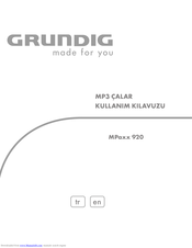 Grundig MPaxx 920 User Manual