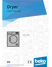 Beko DCU 7230 User Manual