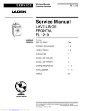 Whirlpool FL 1219 Service Manual