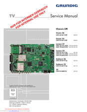 Grundig Cinaro 26 LXW 68-6612 Service Manual