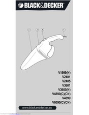 Black & Decker Dustbuster V3601 Instructions Manual