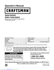 Craftsman 247.27775 SERIES Operator's Manual