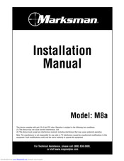 Marksman M8a Installation Manual