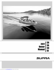Supra SR Owner's Manual