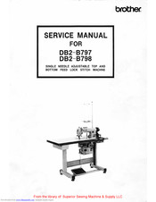 Brother DB2-797 Service Manual