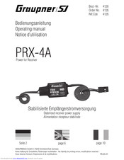 GRAUPNER PRX-4A Operating Manual