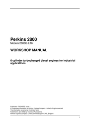 Perkins 2800 Workshop Manual