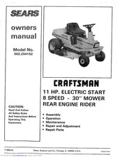 Sears 502.254152 Owner's Manual