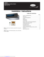 Carrier 40MBD-06SI Installation Instructions Manual