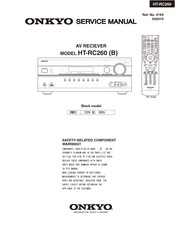 Onkyo HT-RC260 B Service Manual