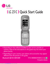 LG 231C Quick Start Manual