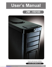 Zalman ZM - HS100 User Manual