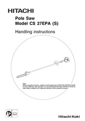 Hitachi CS 27EPA (S) Handling Instructions Manual