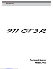 Porsche 911 GT3 R 2012 Technical Manual