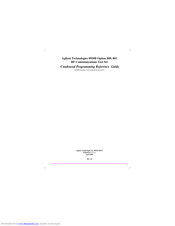 Agilent Technologies 8920B Programming Reference Manual