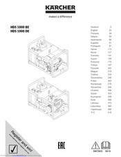 Kärcher HDS 1000 BE Operating Instructions Manual